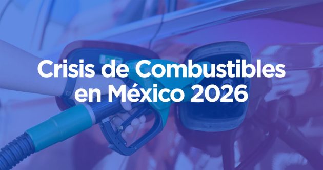Tractocamiones en carretera de México enfrentando la volatilidad logística por la crisis de combustibles de abril 2026.