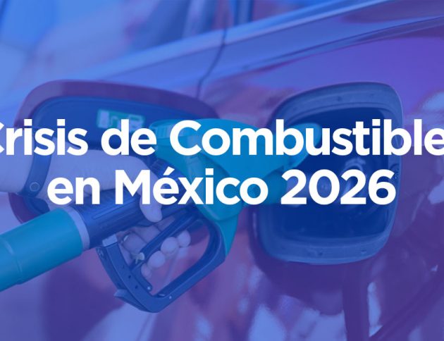 Tractocamiones en carretera de México enfrentando la volatilidad logística por la crisis de combustibles de abril 2026.